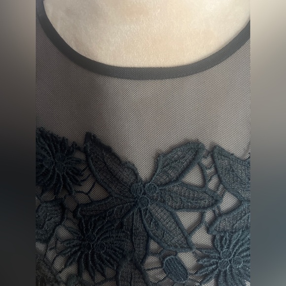 Anthropologie Deletta Black and Navy Lace Blouse - Picture 7 of 12